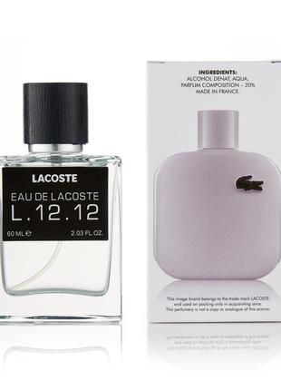 Парфюм Lacoste Eau De L.12.12 Blanc 60 мл (голограмма)