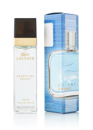 Мужской Мини-парфюм Lacoste Essential Sport (синяя) - 40 мл
