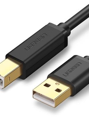Кабель UGREEN USB 2.0 to USB type B для принтеров, сканеров, М...