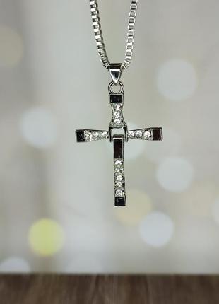 Кулон "крест доминика торетто. форсаж"  (кул0033)
