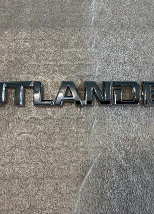 Эмблема OUTLANDER крышки багажника Mitsubishi Outlander б/у Or...