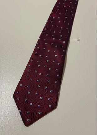 John Comfort Шелк шелковый галстук из шёлка шовковий бордовый