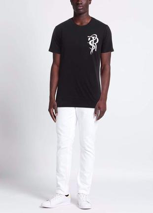 Мужская футболка johnmond черного цвета с принтом