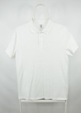 Оригинальное поло футболка moschino gym white polo t-shirt