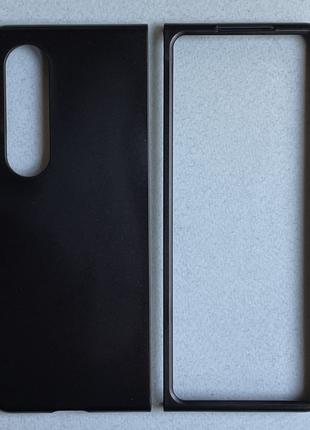 Чехол (бампер, накладка) для Samsung Galaxy Fold 4 чёрный, мат...