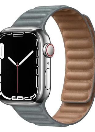 Ремінці Magnetic Leather Loop - для Apple Watch Charcoal Gray ...
