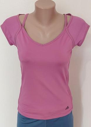 Розовая футболка 40-42 размера