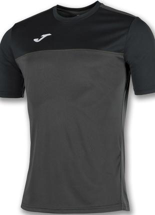 Футболка Joma T-SHIRT WINNER ANTHRACITE-BLACK S/S черный S 100...