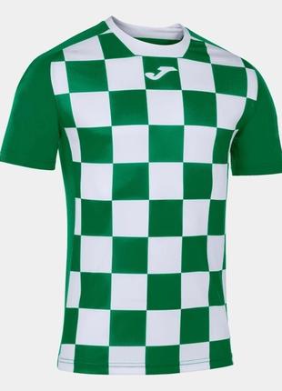 Футболка Joma FLAG II T-SHIRT GREEN-WHITE S/S зеленый,белый L ...