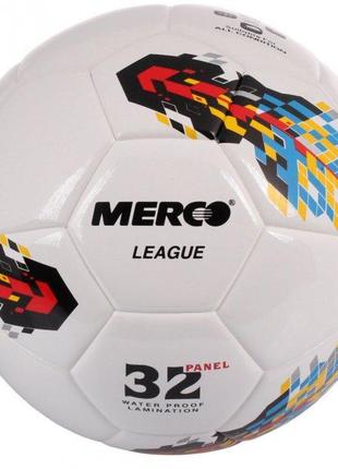 М'яч футбольний Merco League soccer ball Білий Size 5 (ID36940)