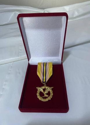 Медаль За незламність духу у футлярі з посвідченням