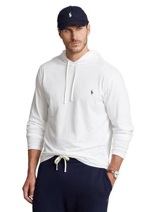 Брендовый мужской лонгслив кофта с капюшоном polo ralph lauren