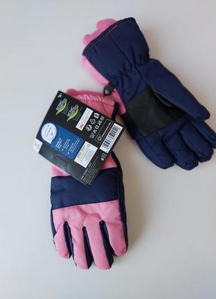 Зимові лижні рукавички для дівчинки від crivit. оригінал із ні...