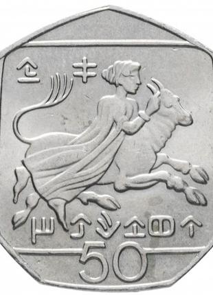 Кіпр 50 центів 2002 рік №1434
