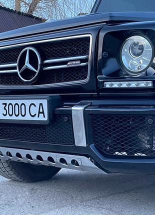 Передний бампер AMG G63/G65 (в сборе) G65 (черная сетка) для M...