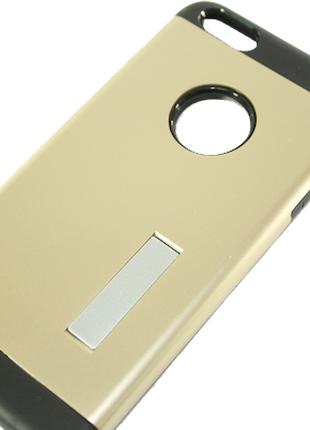 Чехол на IPhone 5/5S/SE/задняя крышка с подставкой/золотой