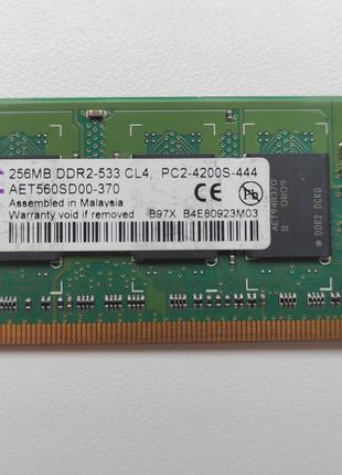 SODIMM AE 256MB DDR2-533 CL4 PC2-4200-444 AET560SD00-370
