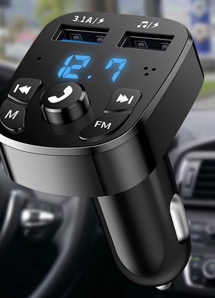 FM Модулятор Car Bluetooth CCZ000063 Handsfree USB 3.1A