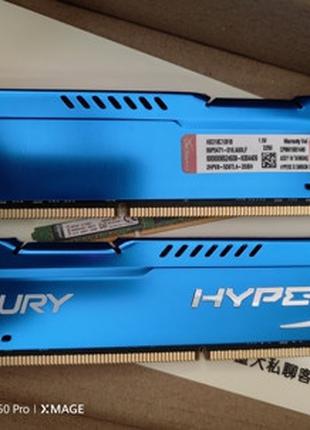 Оперативна пам'ять RAM Kingston FURY HyperX DDR3 1*8 GB 1866 M...