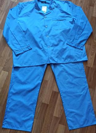 Голубая пижама стан новой из смесовой ткани southbay
