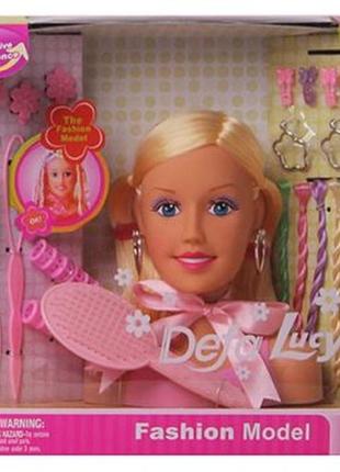 Манекен кукла для причесок и макияжа defa 8056, голова куклы д...