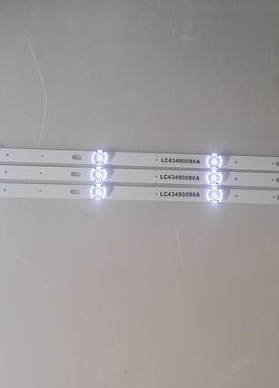 LED подсветка матрицы LG 43" LC43490086A LC43490059A LC43490058A