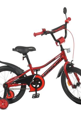 Велосипед детский prof1 y16221-1 16 дюймов, красный