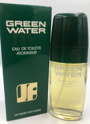 Green water jacques fath 100ml eau de toilette atomiseur