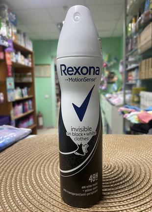 Дезодорант-антиперспірант Rexona Невидимий на чорному і білому...