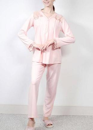 Женский домашний костюм l-40 розовый aqua 17607