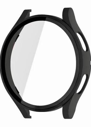 Чехол со стеклом для Samsung Galaxy Watch 5 44 мм (черный)