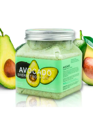 Скраб для тіла Wokali Avocado Sherbet Body Scrub 350 мл