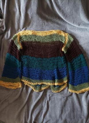 Вязаный свитер (цветной)