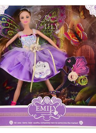 Лялька Shantou Jinxing Emily Феї Шатенка у ліловій сукні (QJ093D)