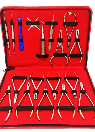 Набор ортопедических инструментов, 18шт, ортопедические щипцы