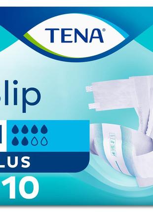 TENA Slip Plus подгузники для взрослых размер Medium 10 шт