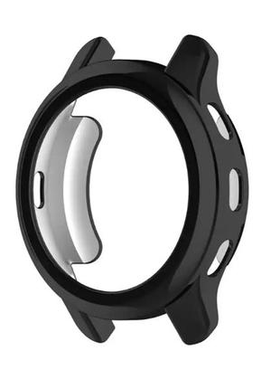 Чехол со стеклом для Garmin Venu 2 Plus (черный)