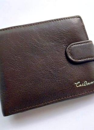 Чоловічий гаманець tailian t12d (оригінал) з натуральної шкіри
