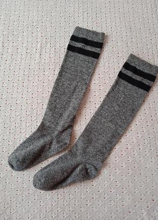Гольфы 35-37 размер высокие носки из хлопка