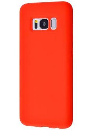 Чохол Samsung S8 Plus Silicon cover червона