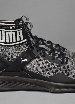 Puma ignite evoknit кросівки чоловічі текстиль сітка літо. ори...