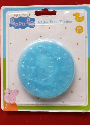 Disney peppa pig свинка пеппа силиконовый водный прорезыватель...