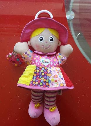 Lamaze игрушка развивающая подвеска кукла эмили с погремушкой