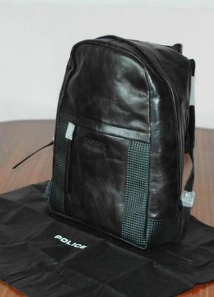 Кожаный рюкзак police, новый, оригинальный