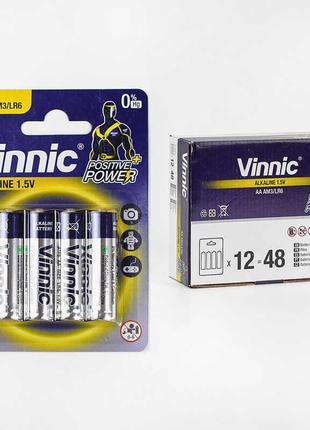 Батарейки "Vinnic" C 56892 (6) Alcaline, пальчиковые, АА 1,5V,...