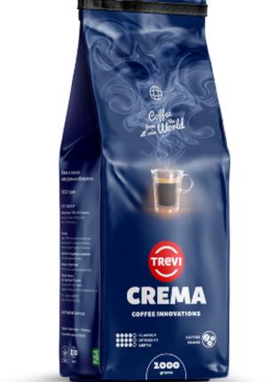 Кофе в зернах Trevi Crema 1 кг. Купаж 50% арабика Бразилия 50%...
