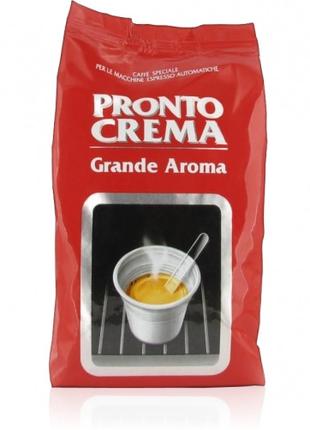 Кофе в зернах Lavazza Pronto Crema 1кг. 80% Арабика 20% Робуста
