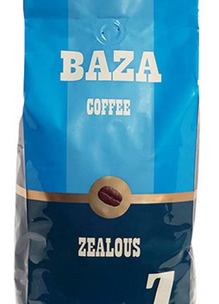 Кофе в зернах 50% арабики 50% робусты Baza Zealous 1 кг