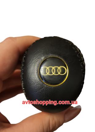 Ручка кп Ауді Audi шкіра, ручка на коробку передач Аудіо. Розп...