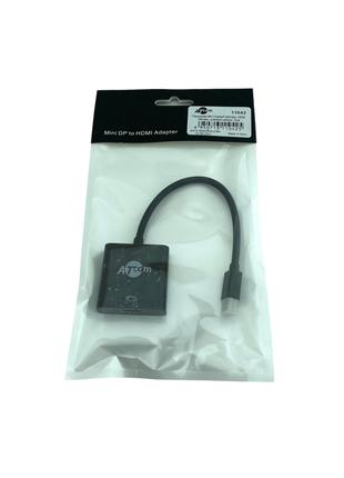 Адаптер Mini DisplayPort (M) - HDMI (F), Atcom, Black, 10 см